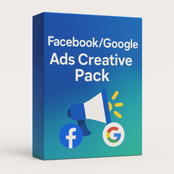 Facebook & Google Ads Creative Pack – High-Converting Ad Designs for Business Growth